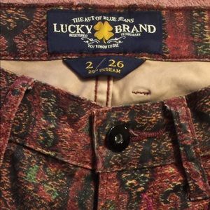 Lucky Brand Paisley Pants